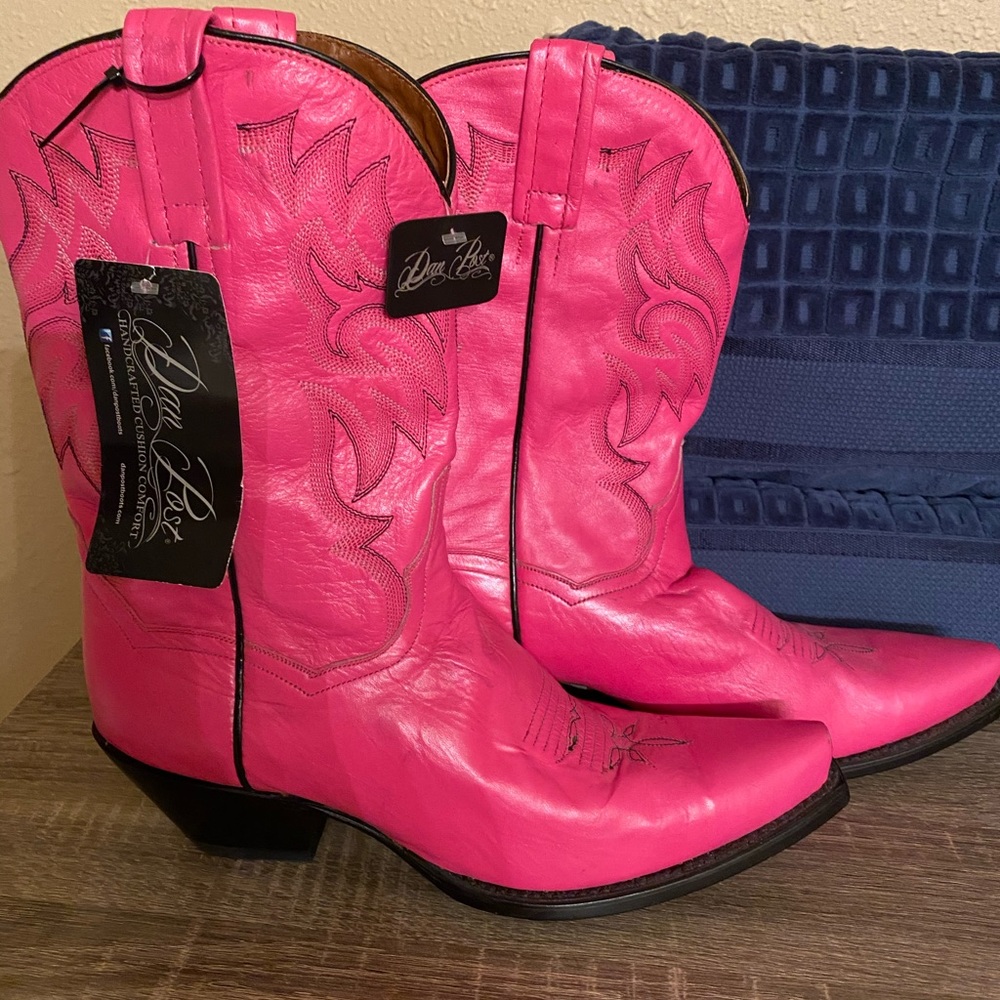 COPY - Dan Post fuchsia cowboy boots